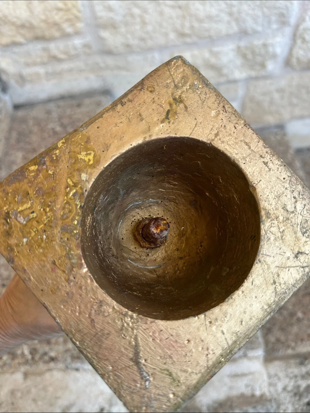 Gold Decorative Metal Urn Vase - Elegant Home Accent
